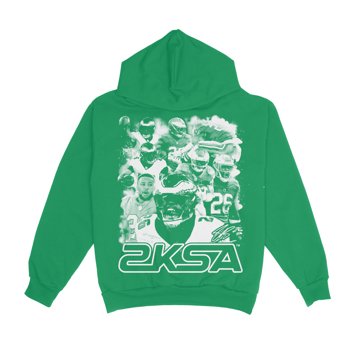 LIMITED 2KSA HOODY - KELLY GREEN