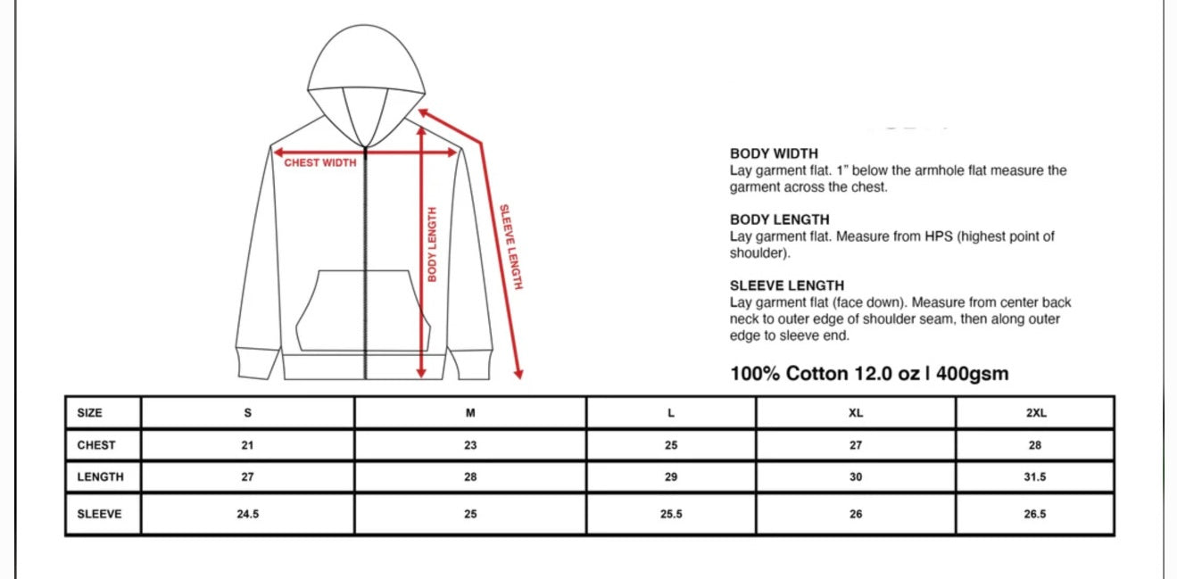 The Art Of The Cut Zip-Up Hoodie – 2SIX SPORTS