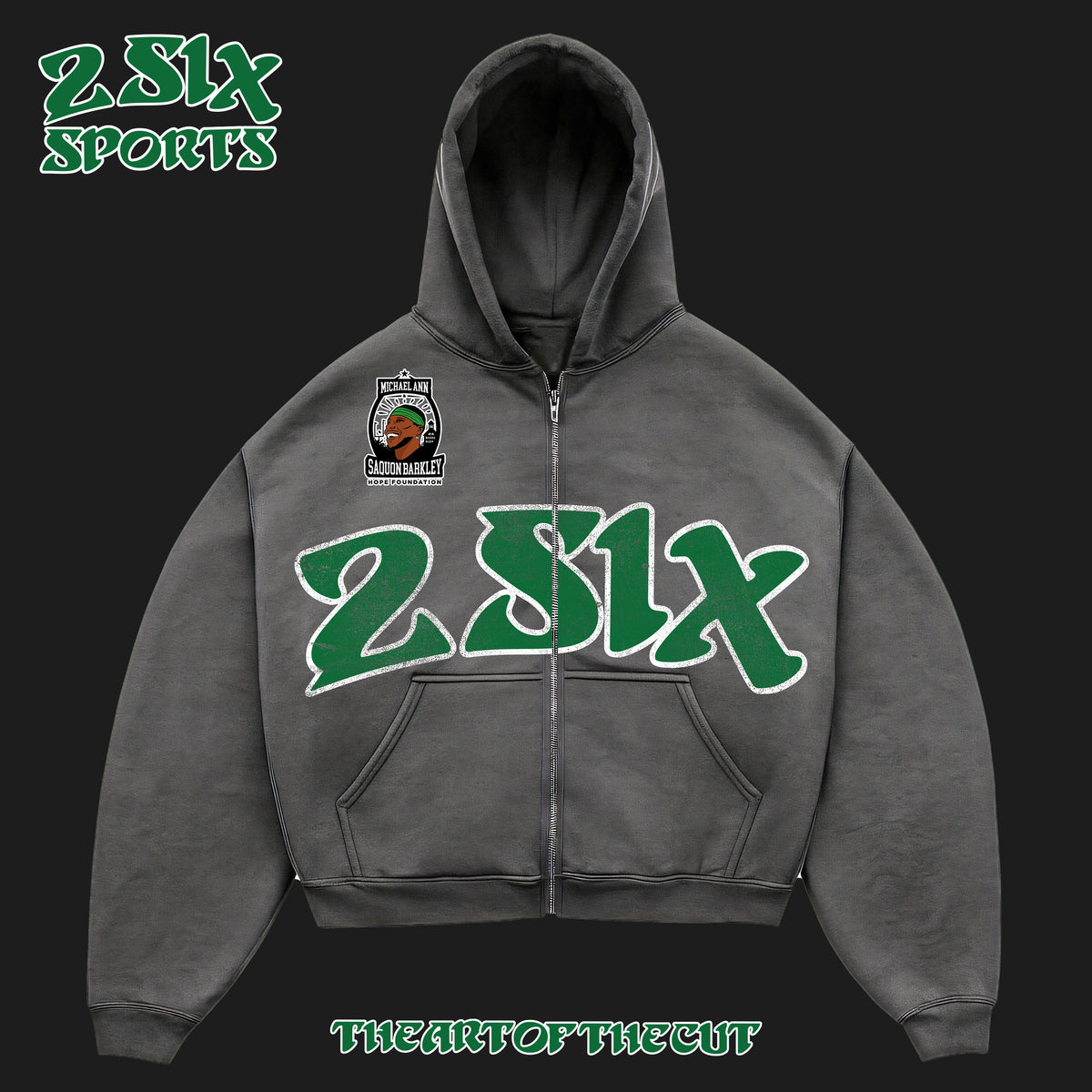 The Art Of The Cut Zip-Up Hoodie – 2SIX SPORTS