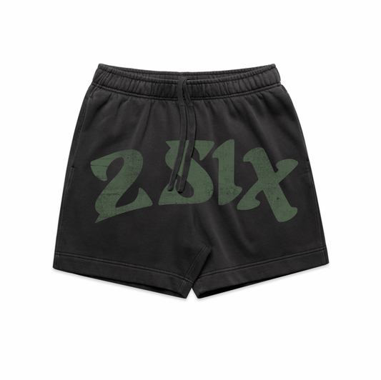 Alpha Mentality Stadium Shorts –  Vintage Black