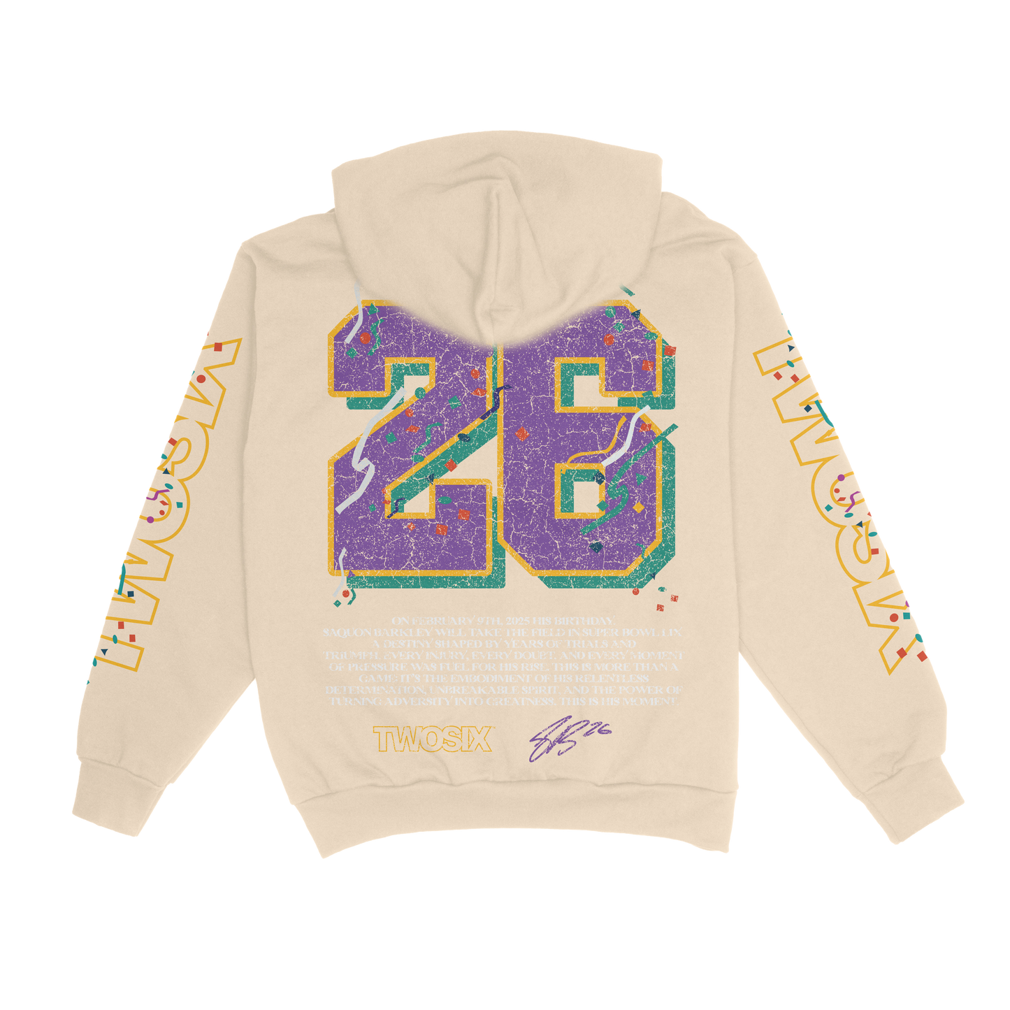 LIMITED EDITION SB BIRTHDAY BOWL HOODY - BONE