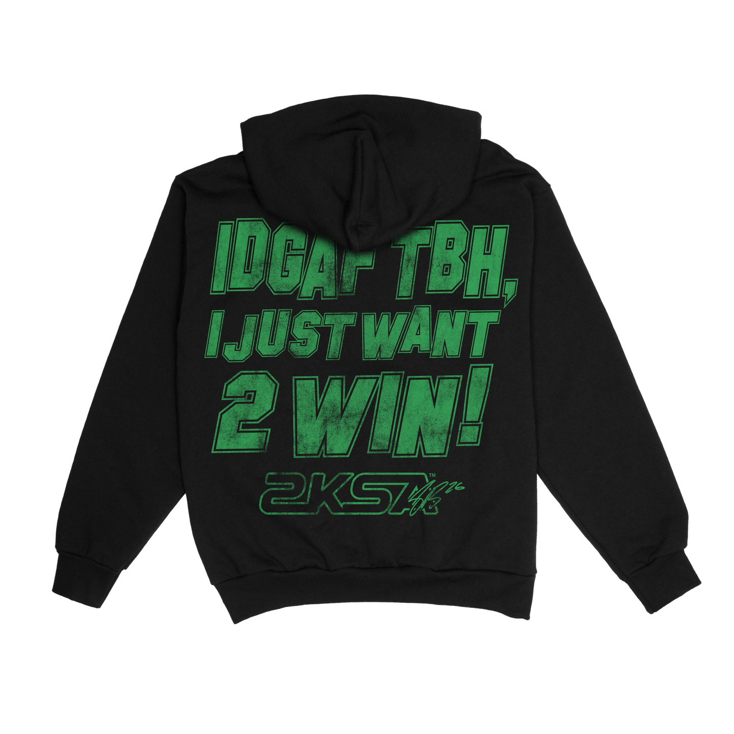LIMITED IDGAF HOODY - BLACK